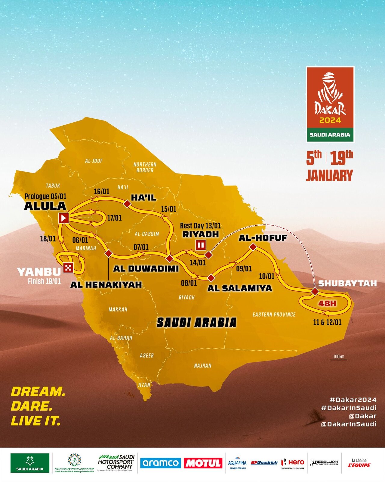 Mapa Rally Dakar 2024 Mapa Rally Dakar 2024