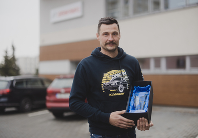Ondřej Klymčiw překonal stanovený cíl a pokořil hranici jednoho milionu korun